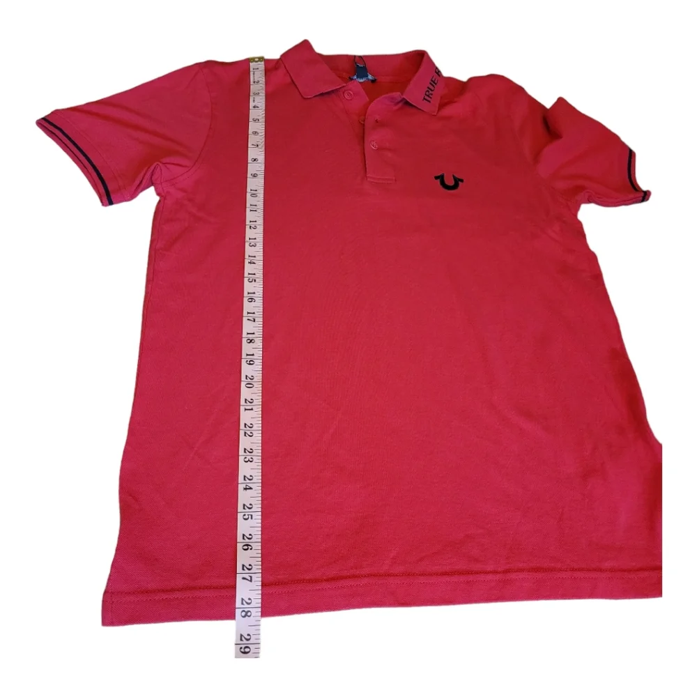 NEW True Religion Branded Collar SS Polo Shirt True Religion Polo Size Medium